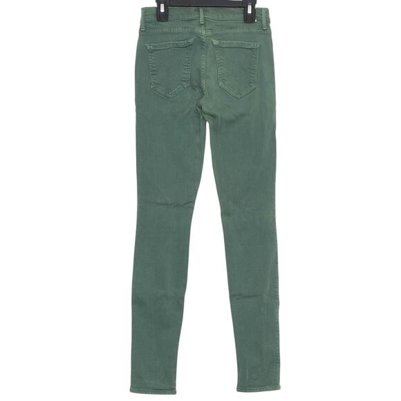 Mother Womens Jeans The Charmer Skinny Cottage Minimalist Earth Tone Green 24 - Picture 6 of 6